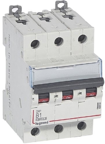 Выключатель автоматический Legrand DX3-E 10000 3п 1А B 16кА картинка